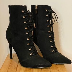 Carvela Kurt Geiger Suedette Stephanie Laced Boots